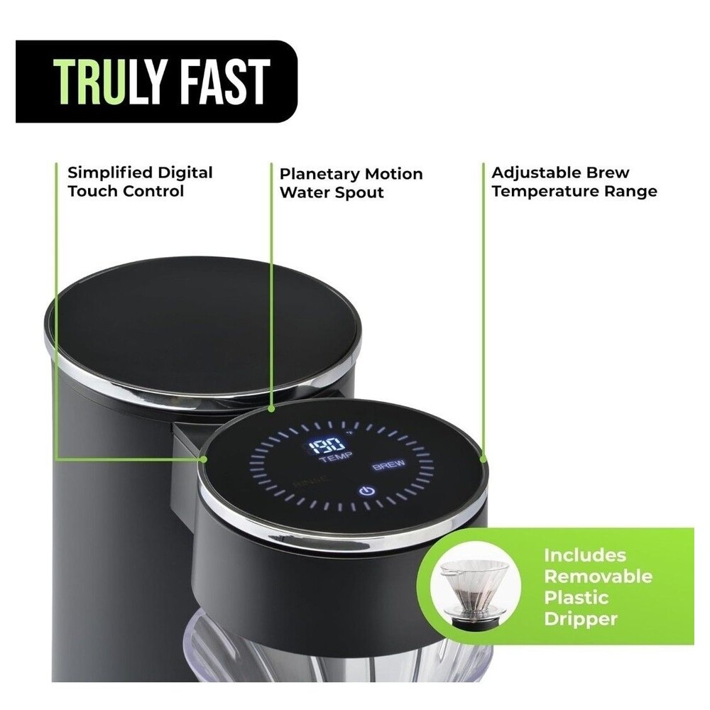 TRU Automatic Pour Over Coffee Maker with Digital Controls NEW in Box - Picture 3 of 6